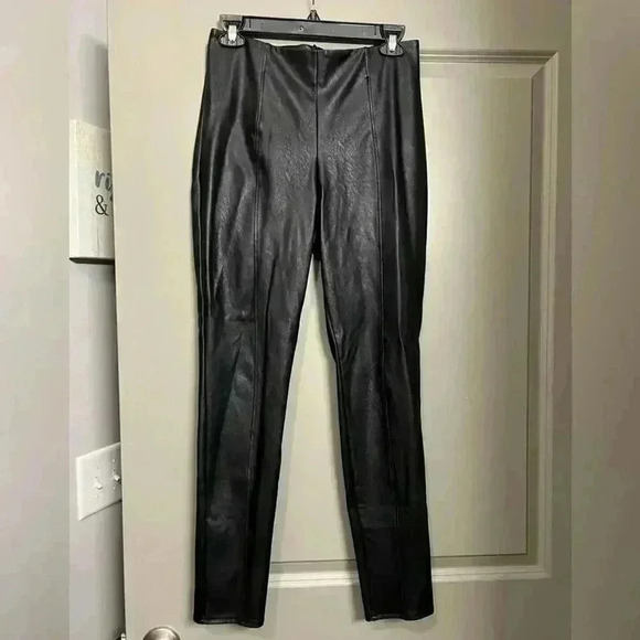 PAIGE Pants - Paige Kiana Vegan Stretch Leather Leggings | Size Small